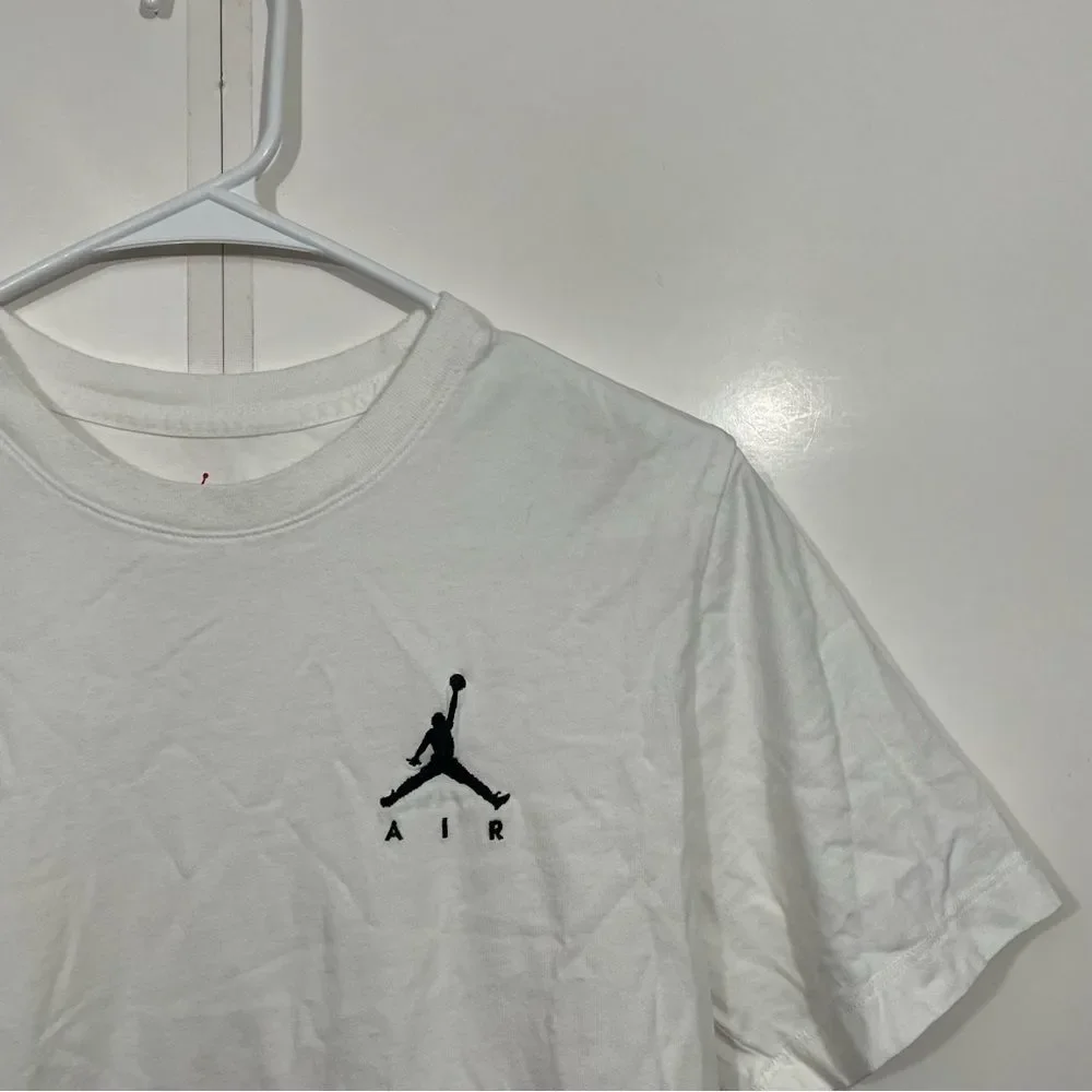 Jordan White Short Sleeve Athletic T-Shirt